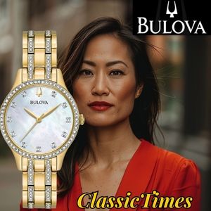 **NEW** Bulova Mother of Pearl Dial Ladies Watch